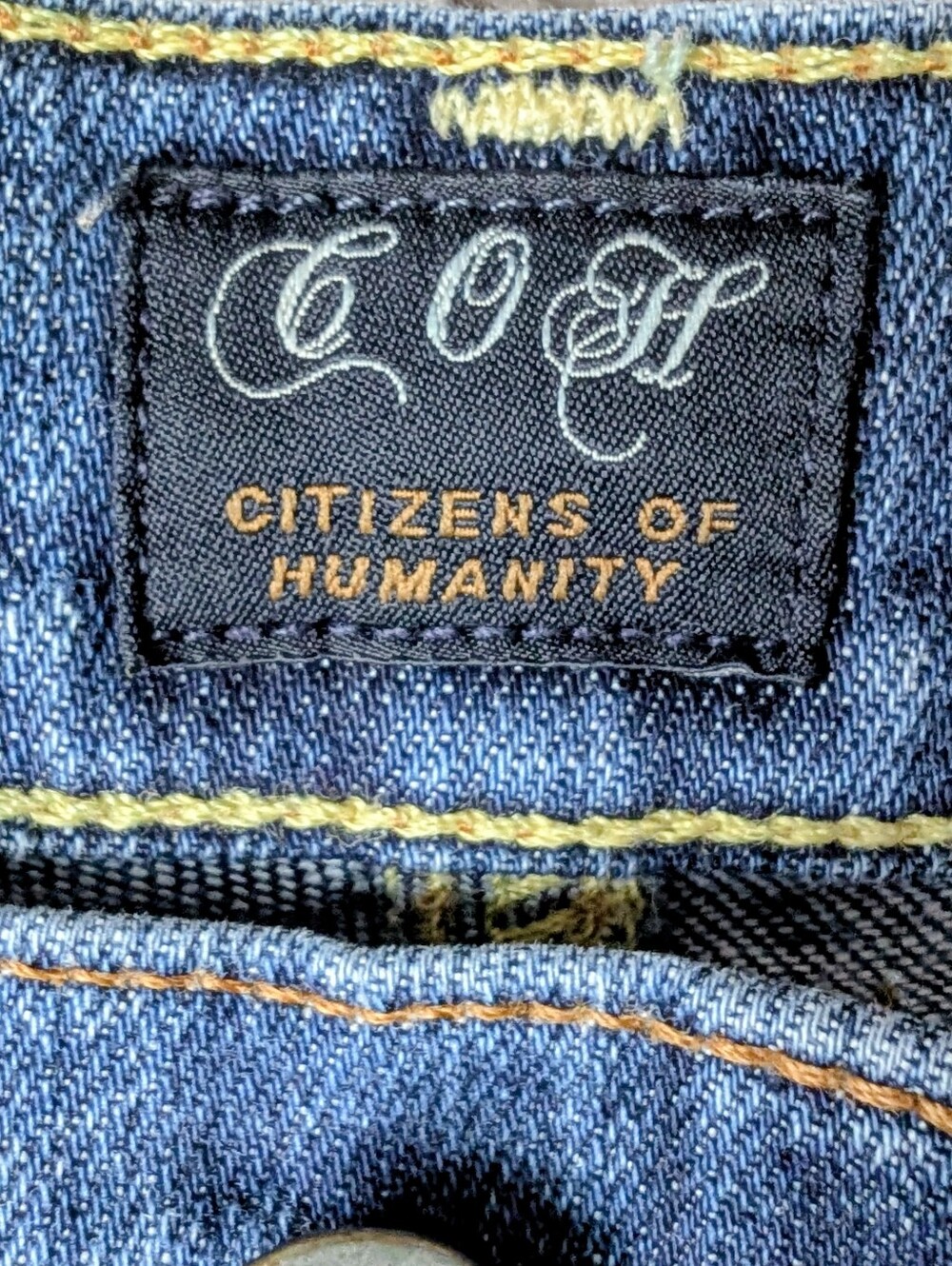 Citizens of Humanity Low Rise Denim Cuffed Shorts Size 27 - Picture 12 of 15